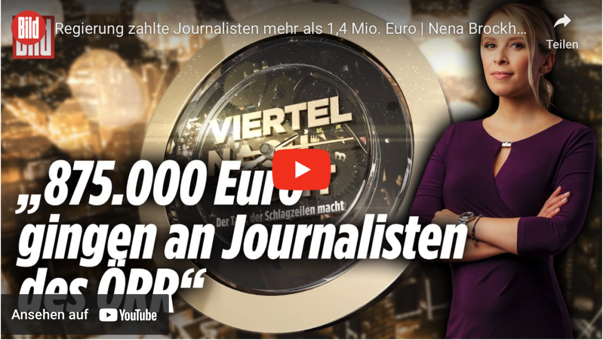 Presse-Skandal: Regierung zahlte Journalisten mehr als 1,4 Mio. Euro!