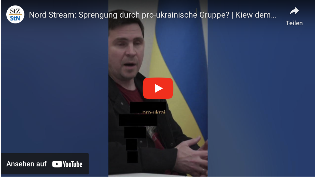 Nord Stream: Sprengung durch pro-ukrainische Gruppe?