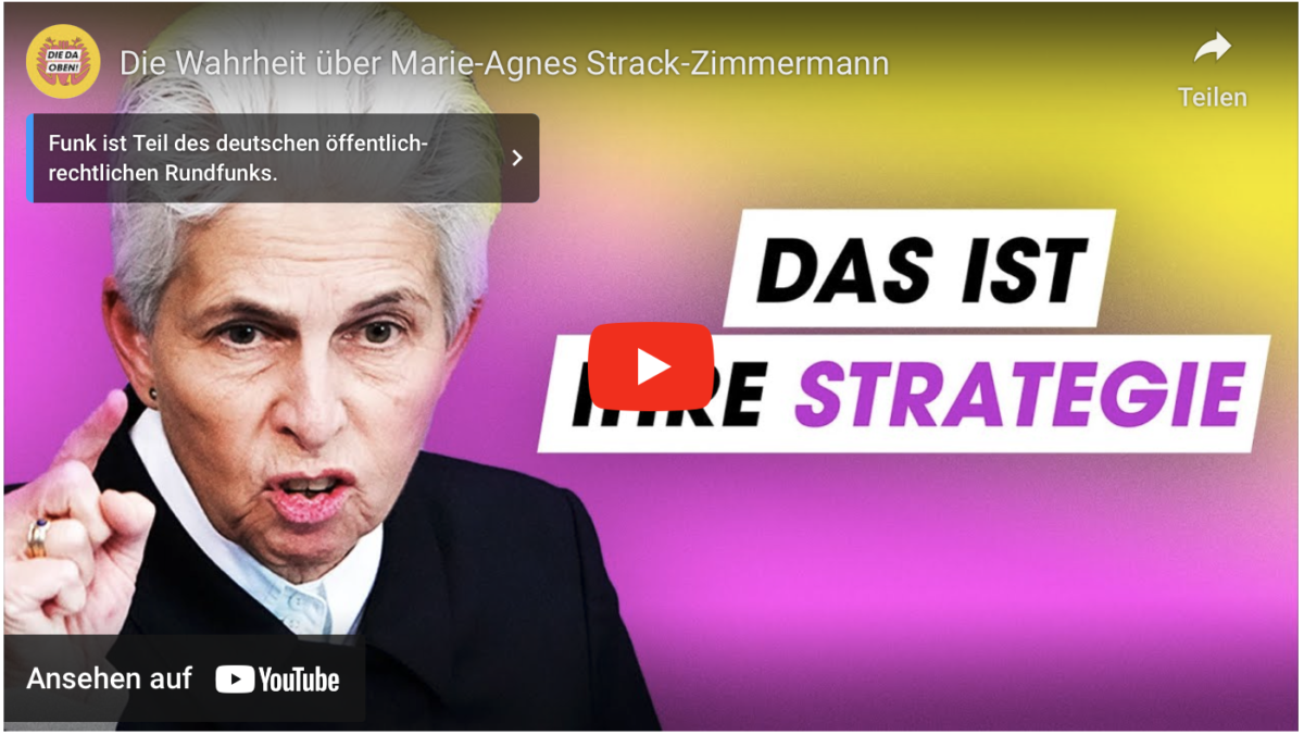 Die Wahrheit über Marie-Agnes Strack-Zimmermann!