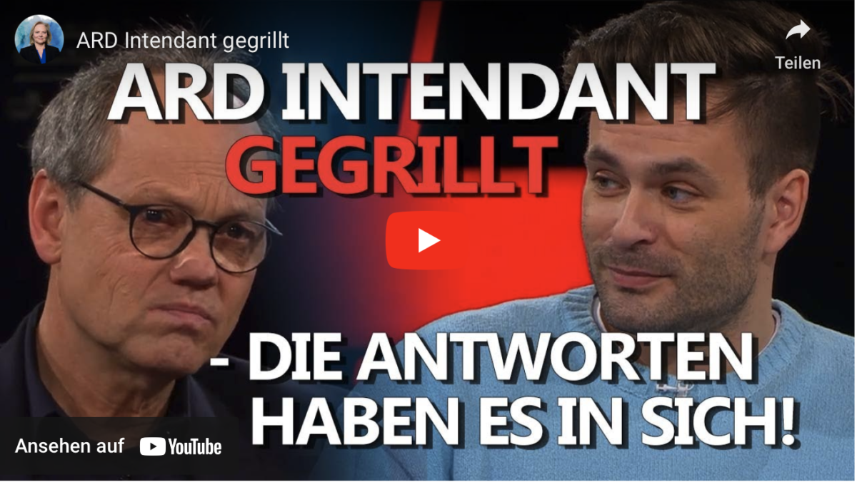 ARD Intendant gegrillt!