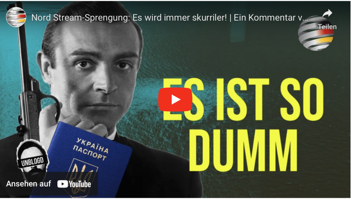 Nord Stream-Sprengung: Es wird immer skurriler!