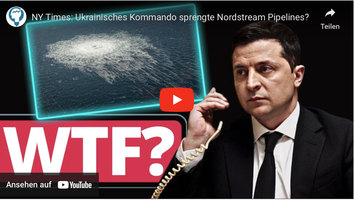 NY Times: Ukrainisches Kommando sprengte Nordstream Pipelines?