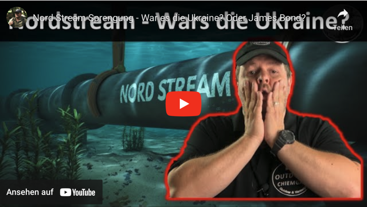Nord Stream Sprengung – War es die Ukraine? Oder James Bond?