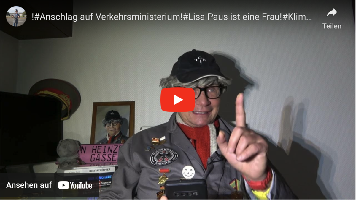 !#Anschlag auf Verkehrsministerium!#Lisa Paus ist eine Frau!#Klimakiller Kinder!#SATIRE!!!