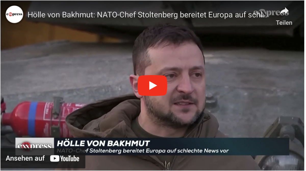 Hölle von Bakhmut: NATO-Chef Stoltenberg bereitet Europa auf schlechte News vor