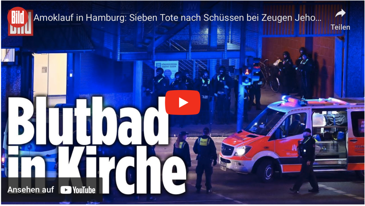 Blutbad bei den Zeugen Jehovas: Mehrere Tote an der Deelböge!