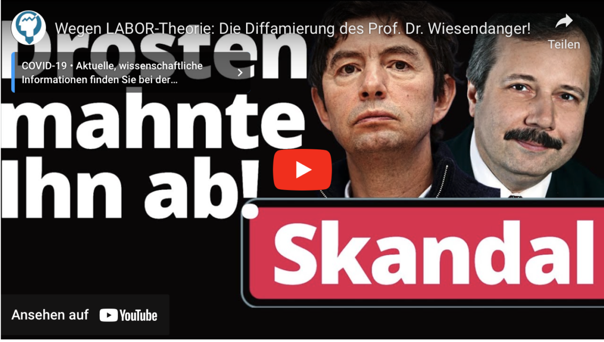 Wegen LABOR-Theorie: Die Diffamierung des Prof. Dr. Wiesendanger!