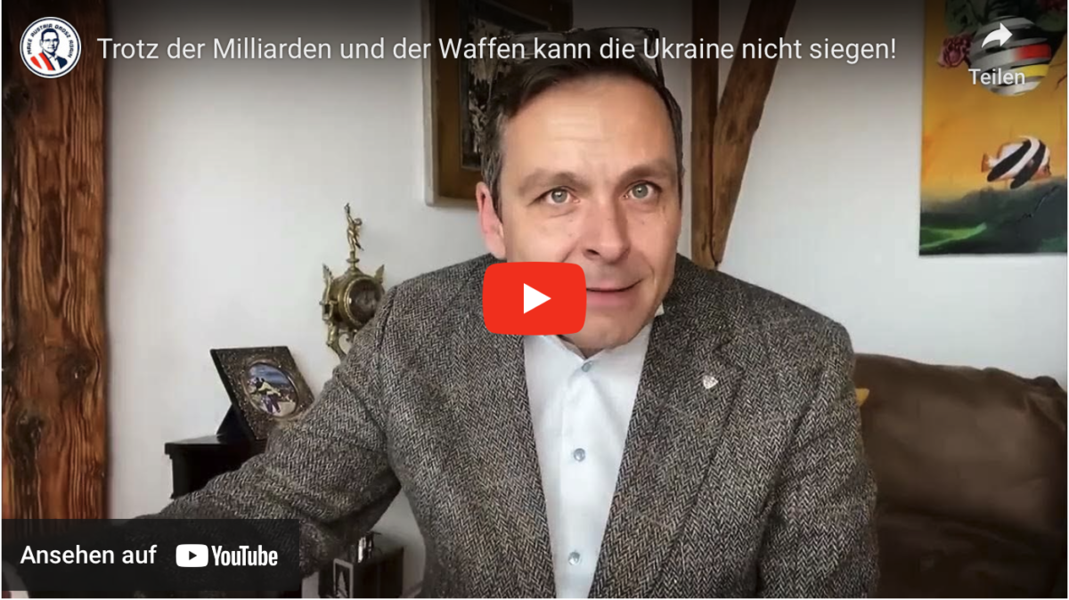 Trotz der Milliarden und der Waffen kann die Ukraine nicht siegen!