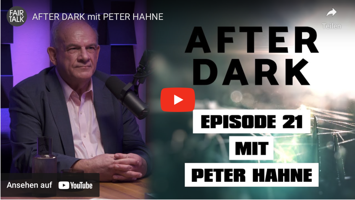 AFTER DARK mit PETER HAHNE!