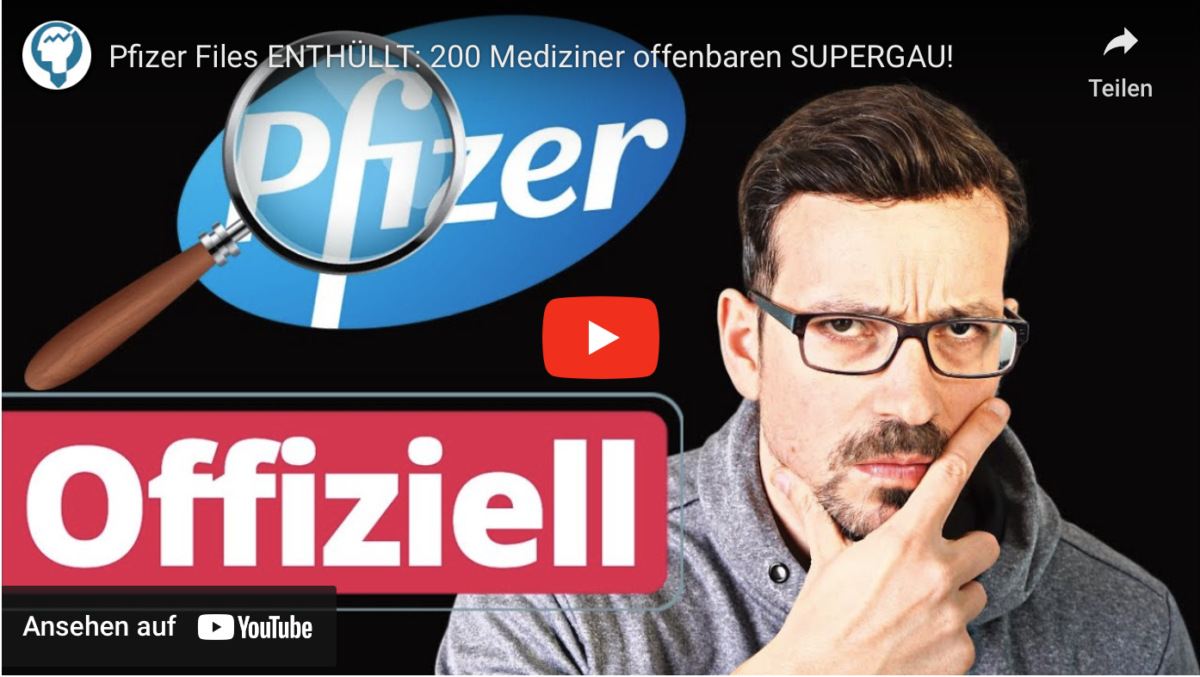 Pfizer Files ENTHÜLLT: 200 Mediziner offenbaren SUPERGAU!