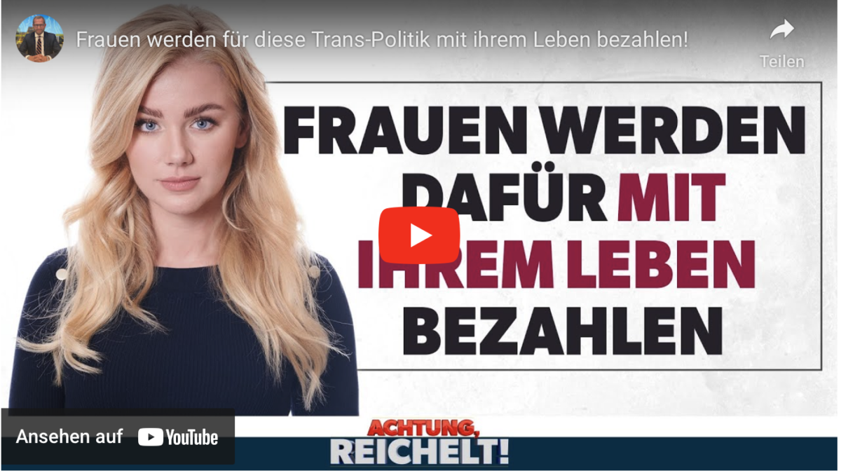 Frau abgeschafft! Frauen werden für diese Trans-Politik mit ihrem Leben bezahlen!