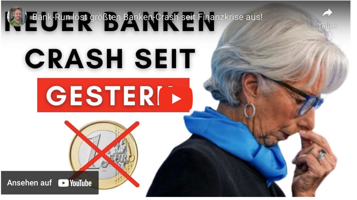 Bank-Run löst größten Banken-Crash seit Finanzkrise aus!