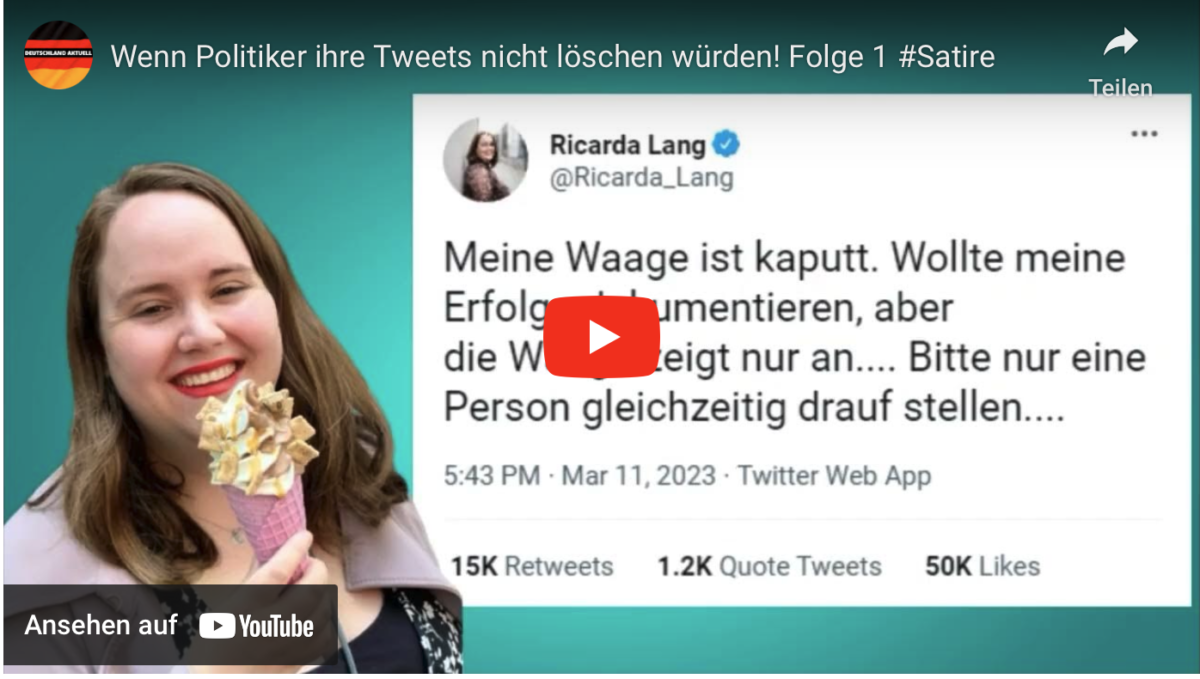 Wenn Politiker ihre Tweets nicht löschen würden! Folge 1 #Satire