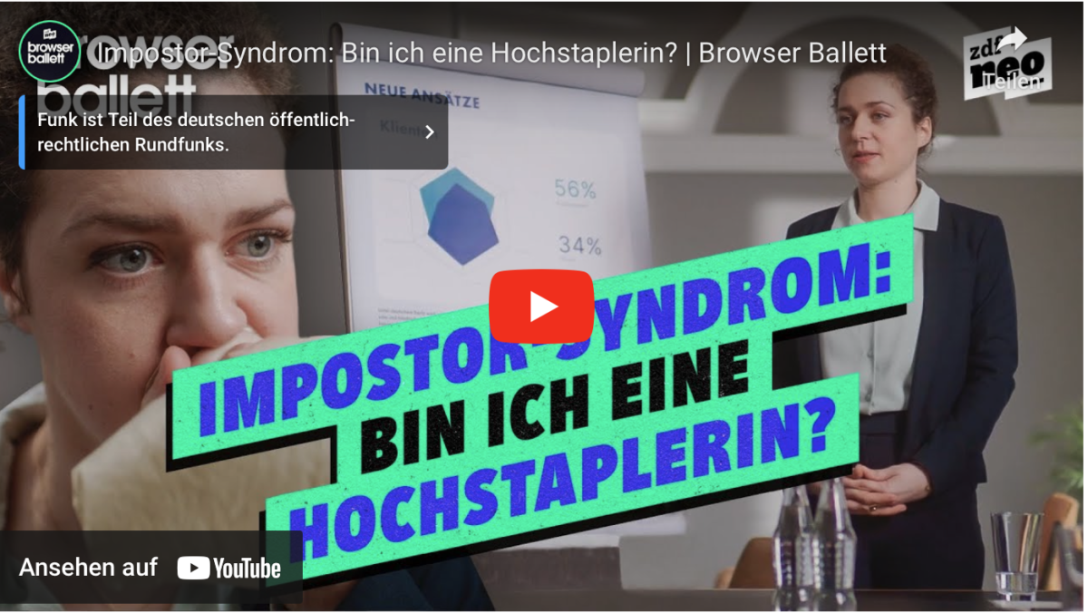 Impostor-Syndrom: Bin ich eine Hochstaplerin?