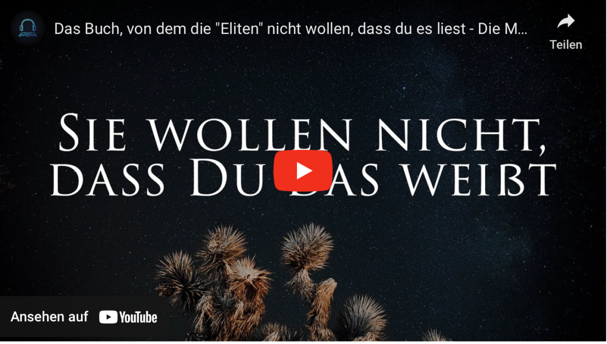 Das Buch, von dem die „Eliten“ nicht wollen, dass du es liest – Die Macht der Gedanken (Hörbuch)