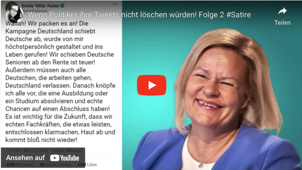 Wenn Politiker ihre Tweets nicht löschen würden! Folge 2 #Satire