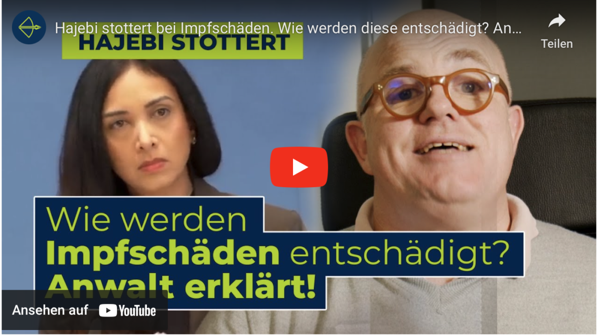 Hajebi stottert bei Impfschäden. Wie werden diese entschädigt? Anwalt erklärt