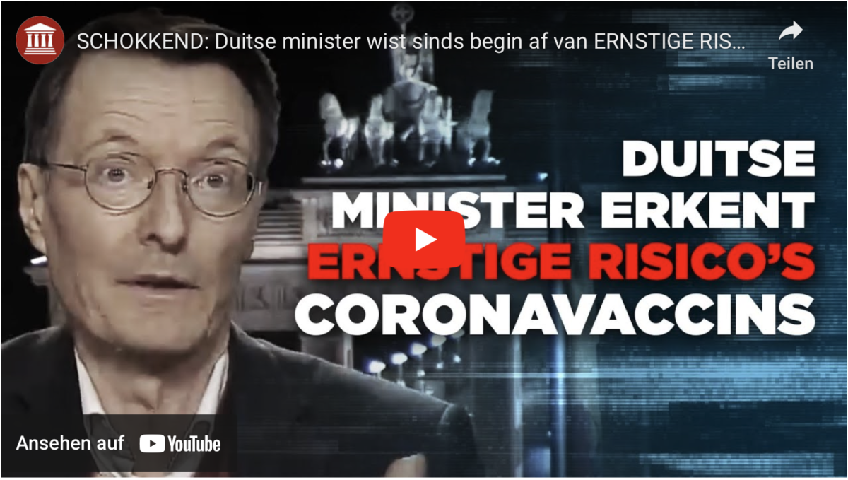 SCHOCKIEREND: Deutsche Ministerin wusste von Anfang an von den RISIKEN der Corona-Impfstoffe!