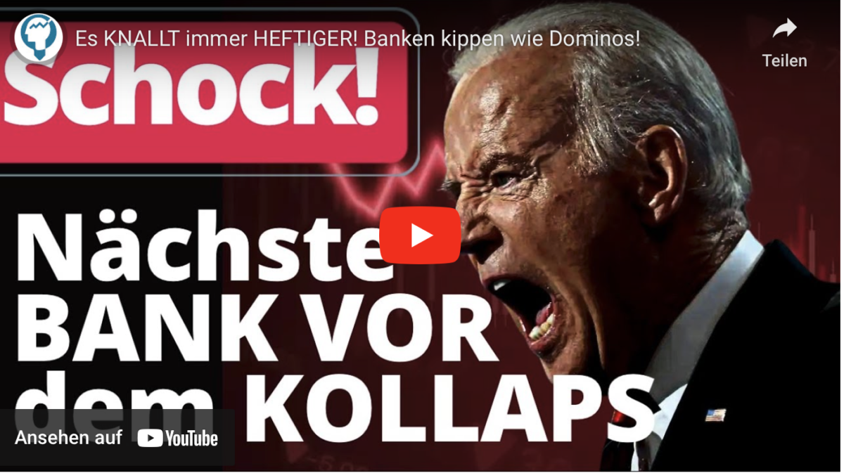 Es KNALLT immer HEFTIGER! Banken kippen wie Dominos!