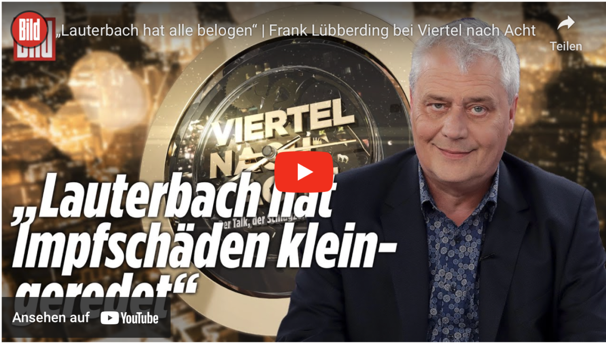 „Volksverräter Lauterbach hat alle belogen“