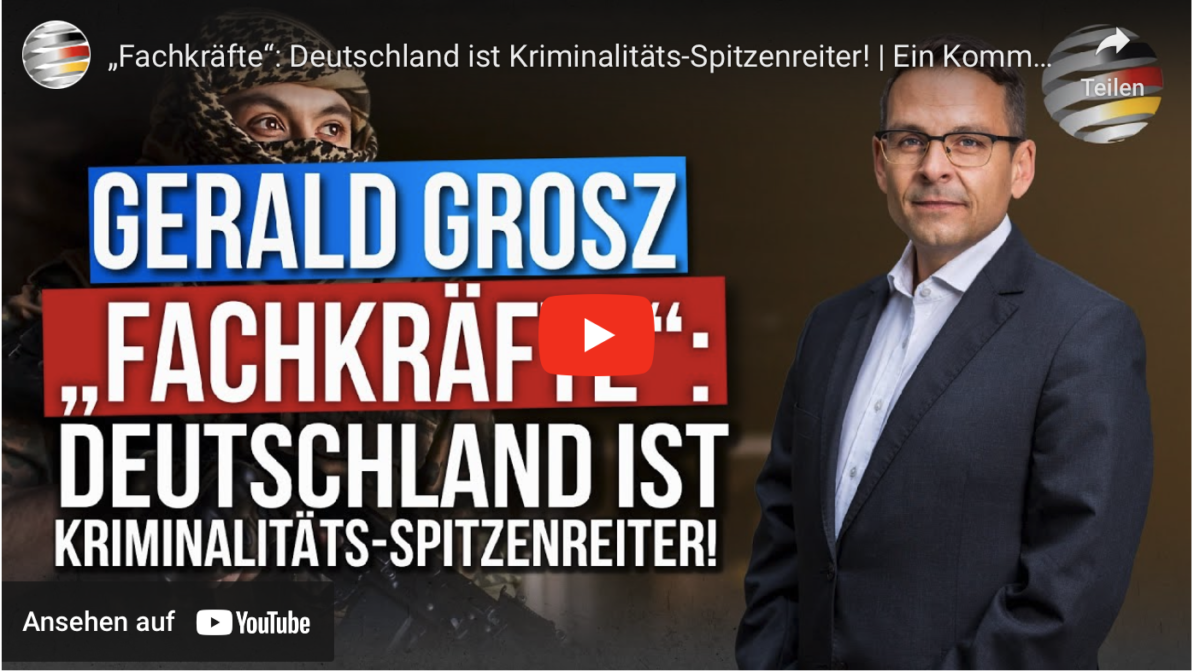 „Fachkräfte“: Deutschland ist Kriminalitäts-Spitzenreiter!