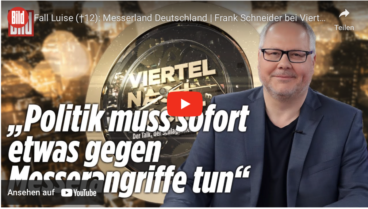 Fall Luise (†12): Messerland Deutschland!