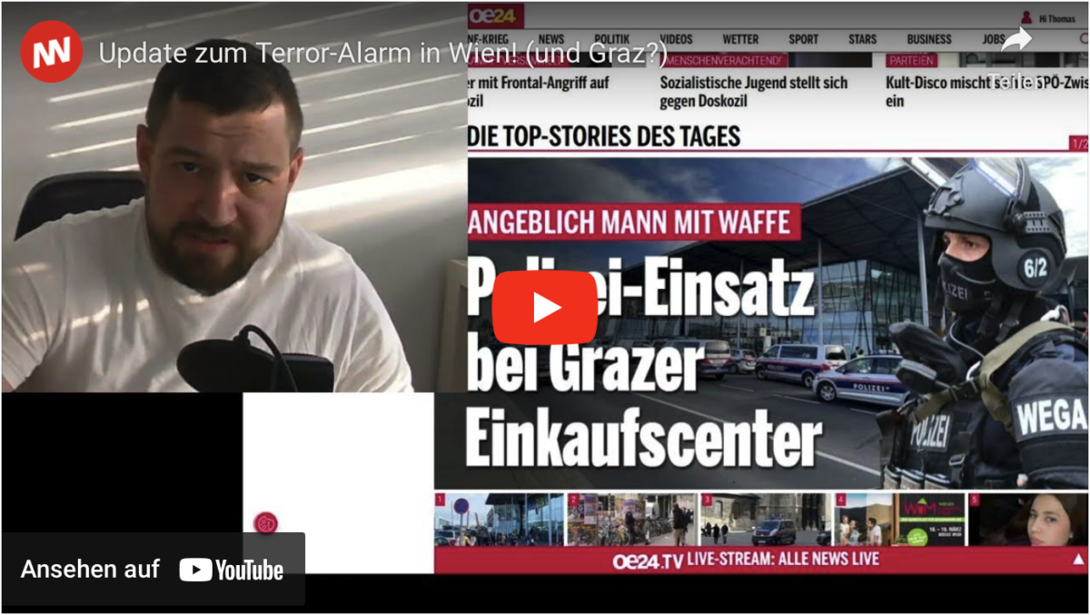 Update zum Terror-Alarm in Wien! (und Graz?)