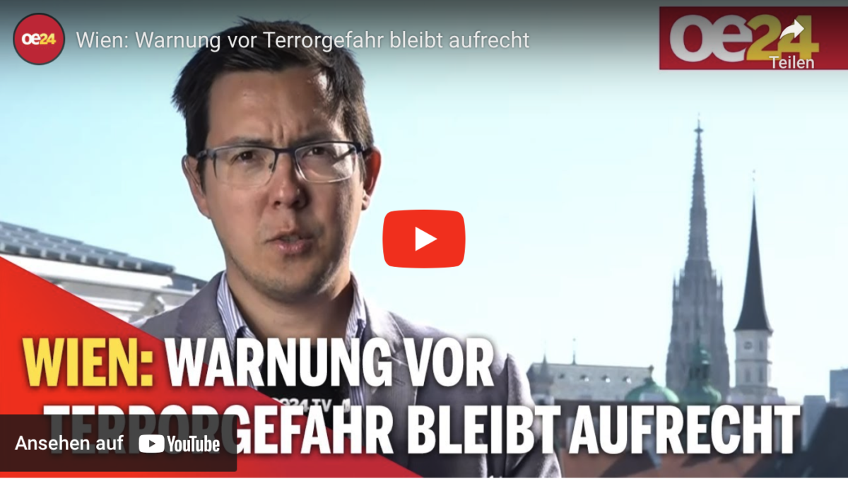 Wien: Warnung vor Terrorgefahr bleibt aufrecht!