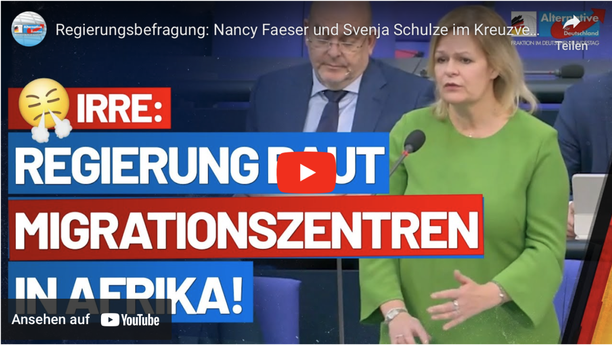 Regierungsbefragung: Nancy Faeser und Svenja Schulze im Kreuzverhör!
