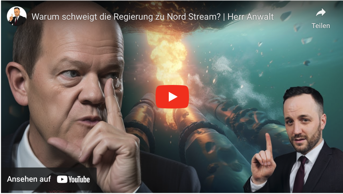 Warum schweigt die Regierung zu Nord Stream?