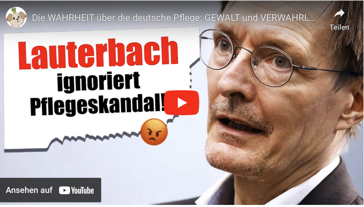 Die WAHRHEIT über die deutsche Pflege: GEWALT und VERWAHRLOSUNG!