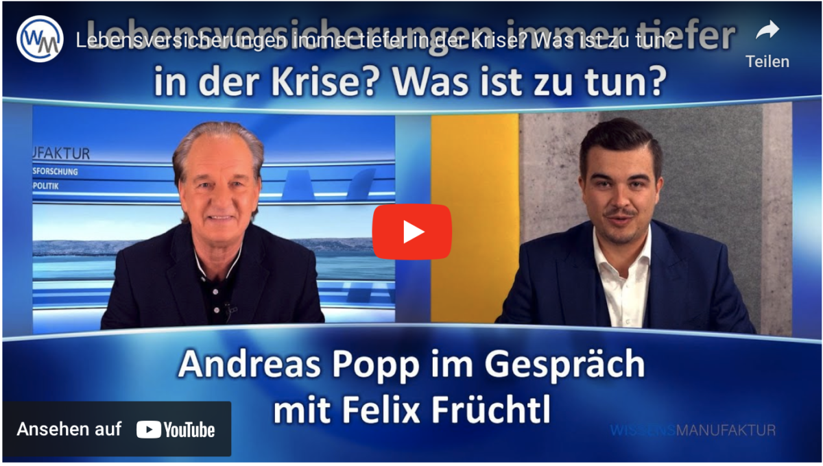 Lebensversicherungen immer tiefer in der Krise? Was ist zu tun?
