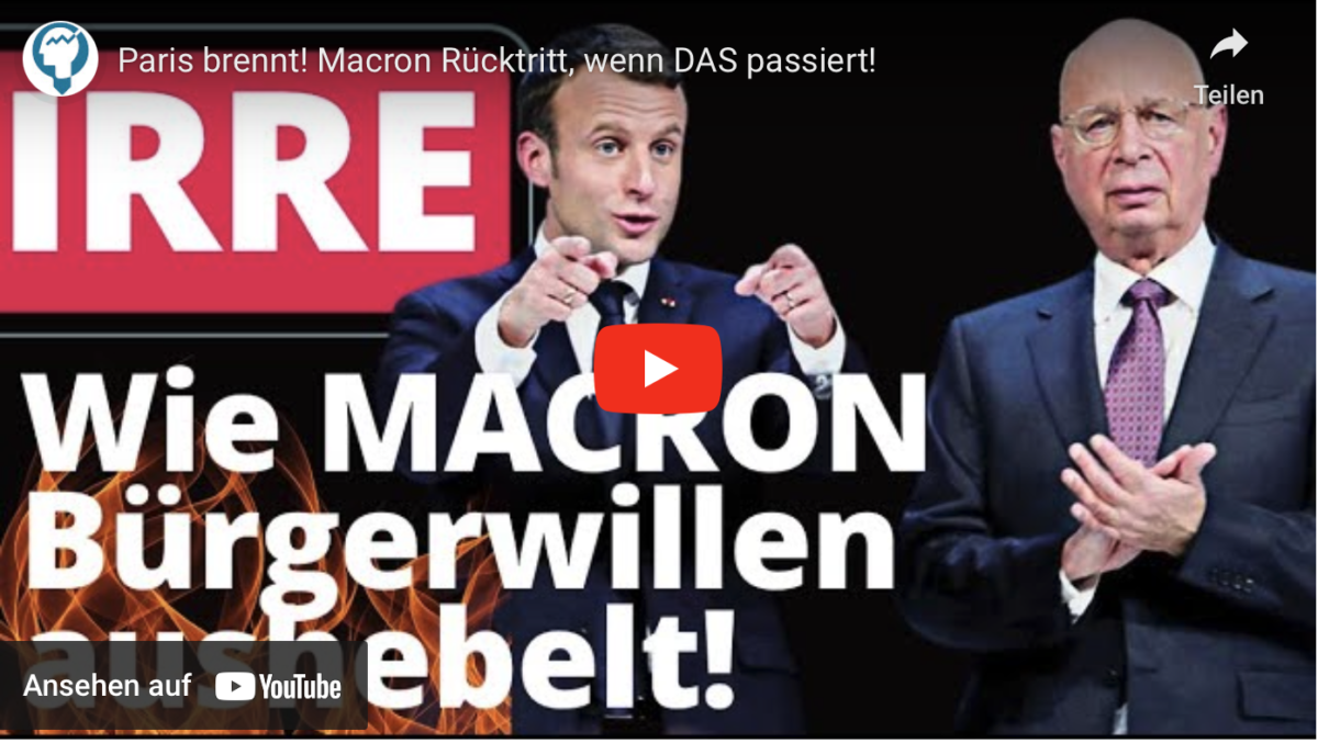 Paris brennt! Macron Rücktritt, wenn DAS passiert!