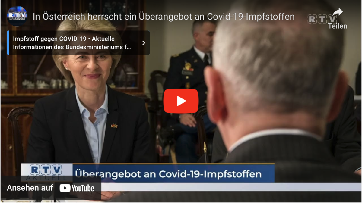 In Österreich herrscht ein Überangebot an Covid-19-Impfstoffen