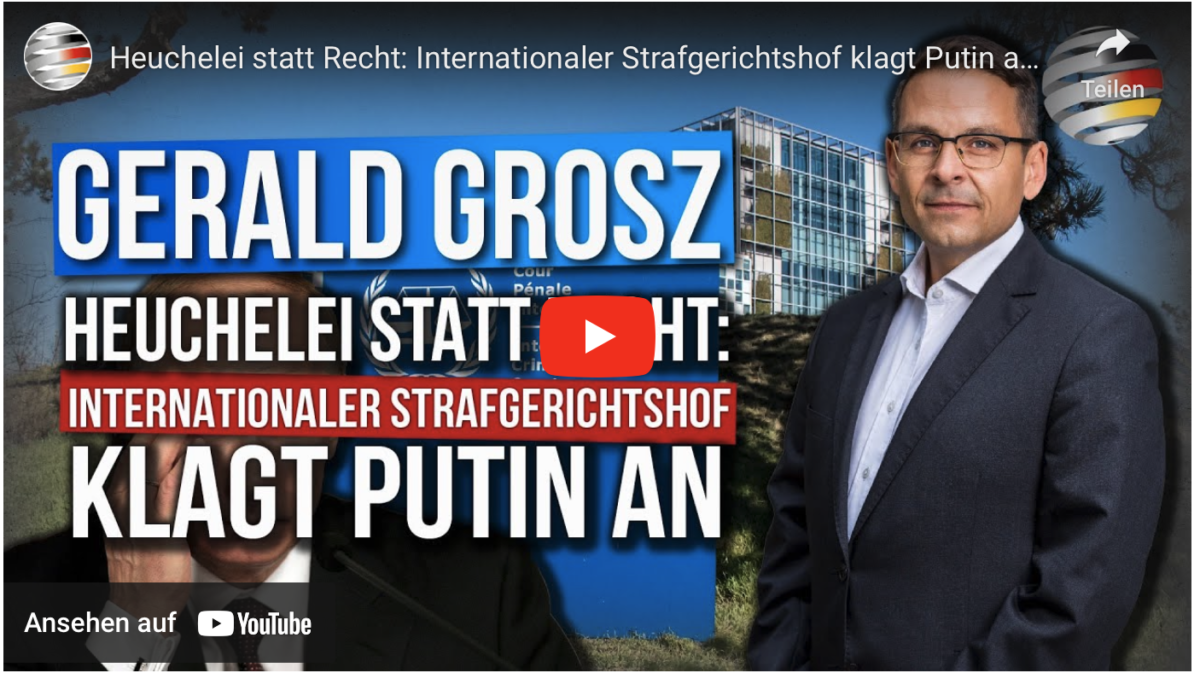 Heuchelei statt Recht: Internationaler Strafgerichtshof klagt Putin an!
