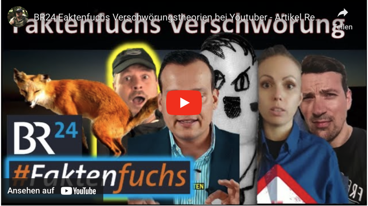 BR24 Faktenfuchs Verschwörungstheorien bei Youtuber – Artikel Reaction