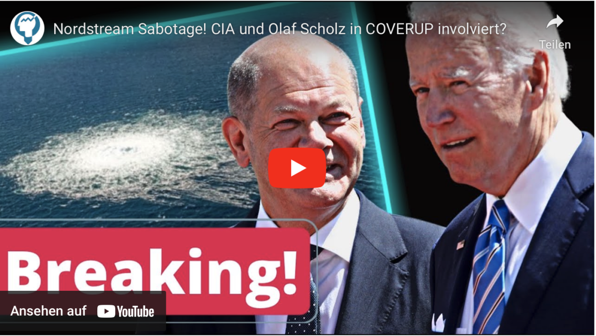 Nordstream Sabotage! CIA und Olaf Scholz in COVERUP involviert?