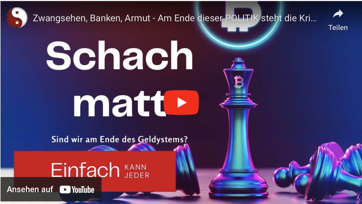 Zwangsehen, Banken, Armut – Am Ende dieser POLITIK steht die Krise der Wirtschaft!