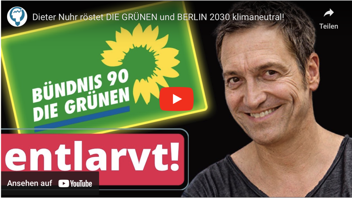Dieter Nuhr röstet DIE GRÜNEN und BERLIN 2030 klimaneutral!