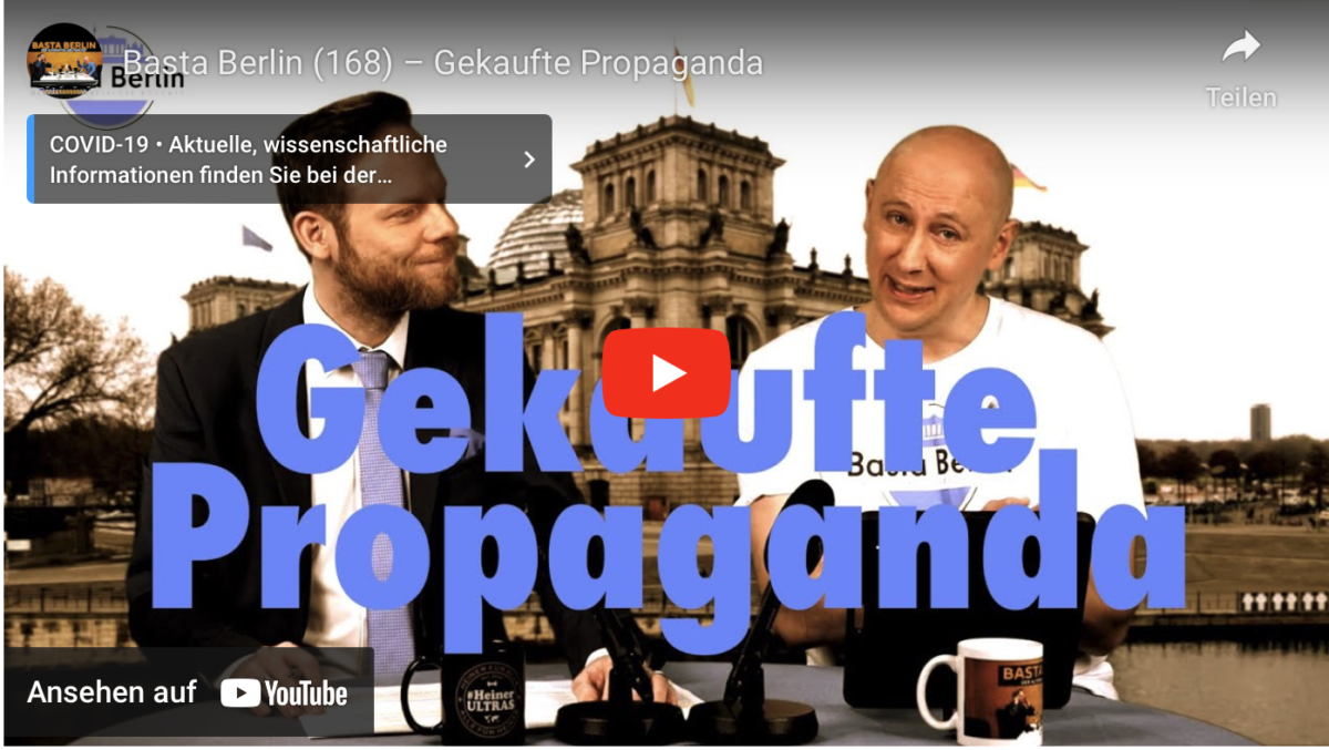 Basta Berlin (168) – Gekaufte Propaganda