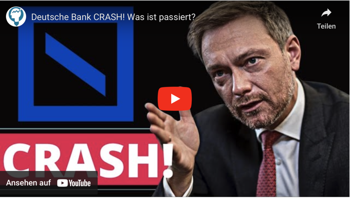 Deutsche Bank CRASH! Was ist passiert?