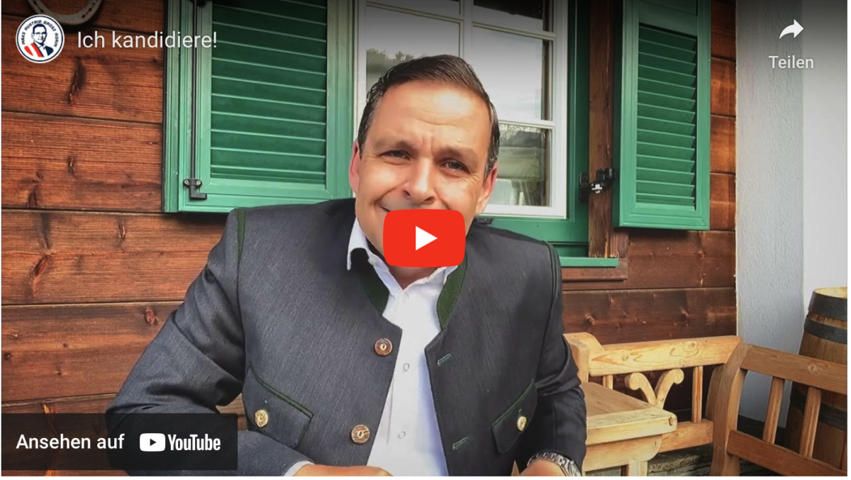 Ich kandidiere!