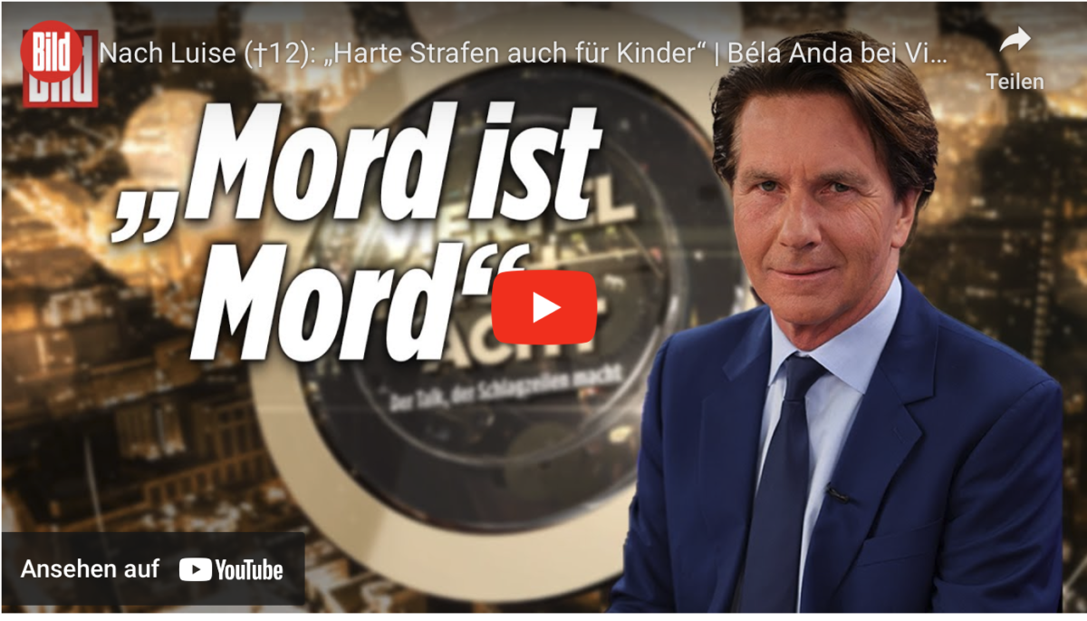 Nach Luise (†12): „Harte Strafen auch für Kinder“