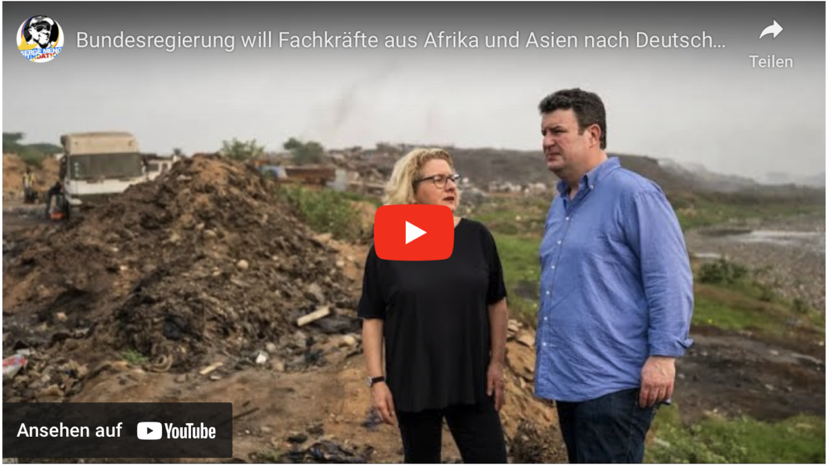 Bundesregierung will Fachkräfte aus Afrika und Asien nach Deutschland holen !