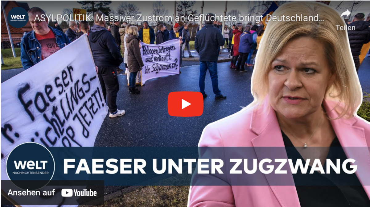 ASYLPOLITIK: Massiver Zustrom an Geflüchtete bringt Deutschland an seine Grenzen!