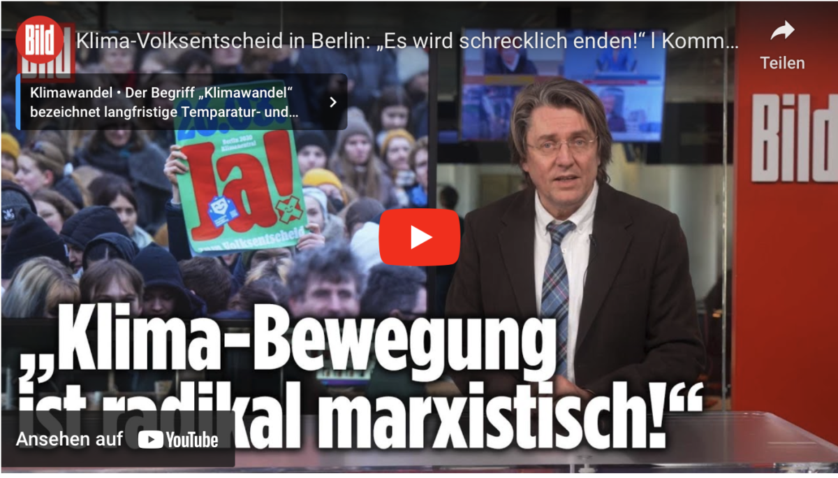 Klima-Volksentscheid in Berlin: „Es wird schrecklich enden!“