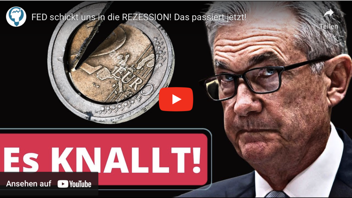 FED schickt uns in die REZESSION! Das passiert jetzt!