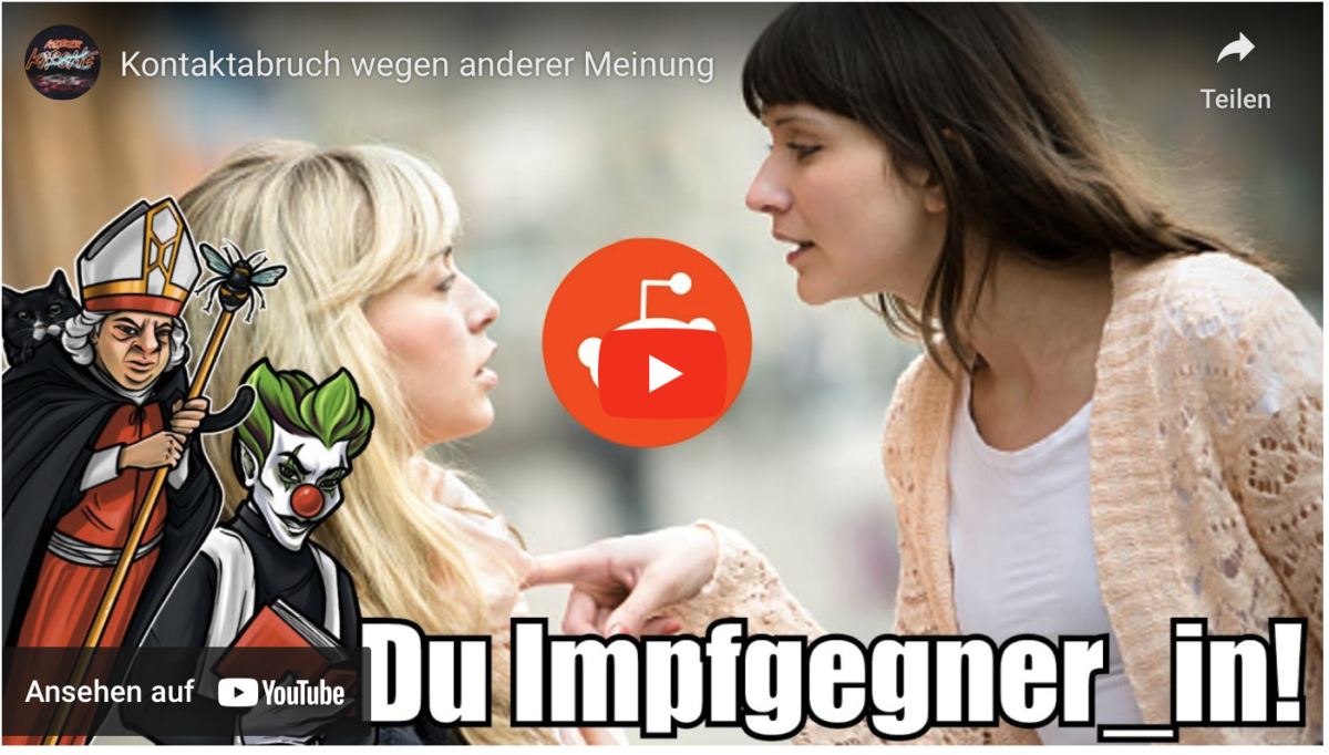 Kontaktabruch wegen anderer Meinung!