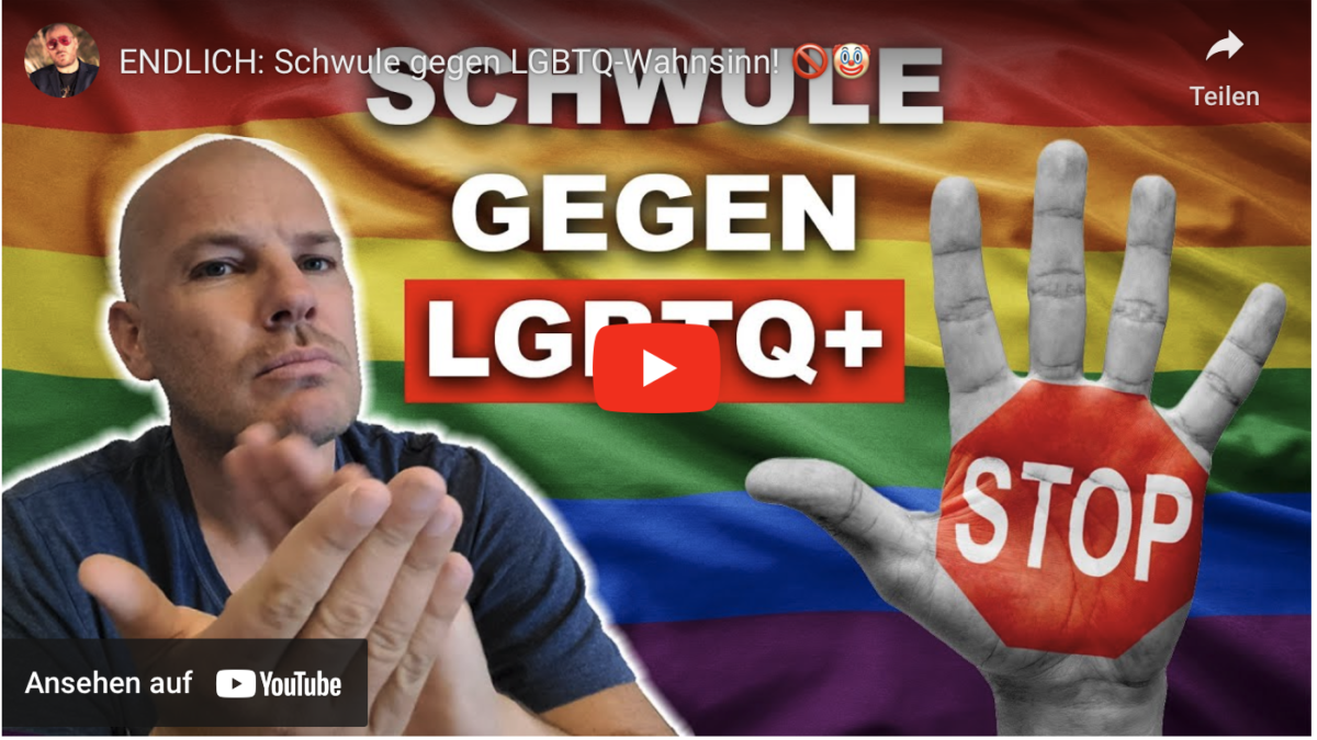 ENDLICH: Schwule gegen LGBTQ-Wahnsinn!