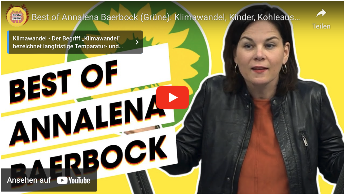 Best of Annalena Baerbock (Grüne): Klimawandel, Kinder, Kohleausstieg